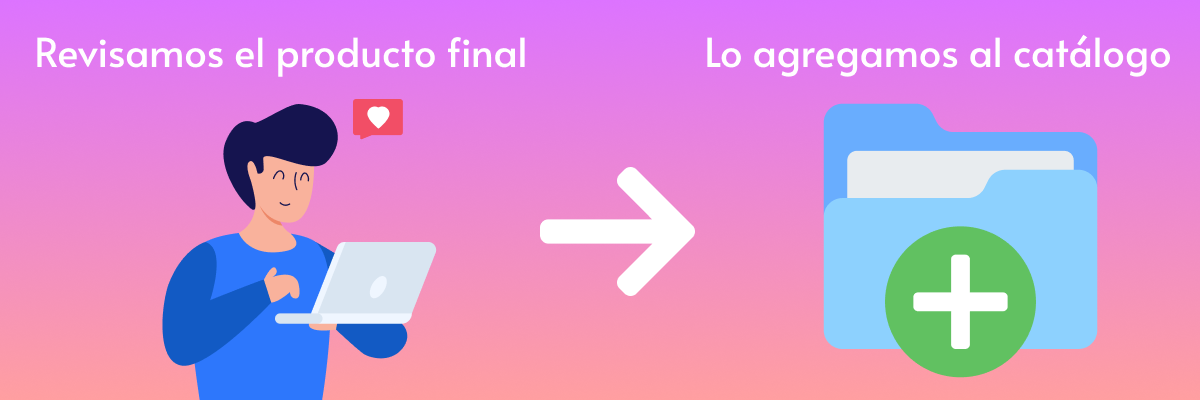 Pasos 5 y 6 de nuestro proceso de creación